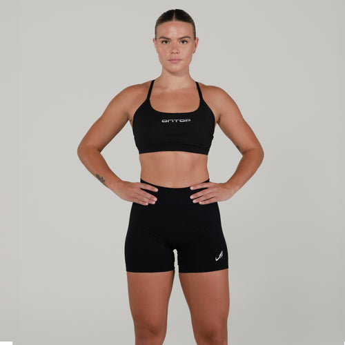 SEAMLESS SHORTS - BLACK