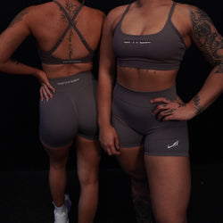 SEAMLESS SHORTS - GREY