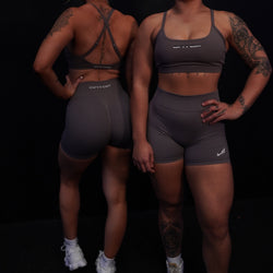 SEAMLESS SHORTS - GREY