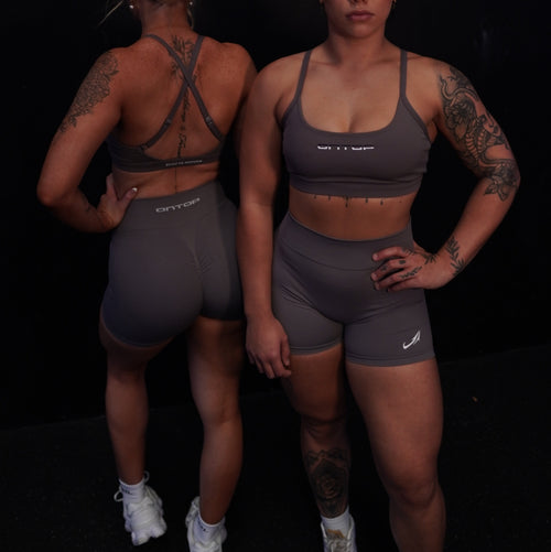 SEAMLESS SHORTS - GREY