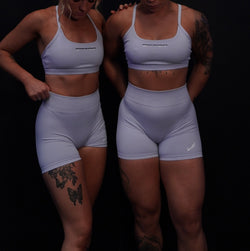 SEAMLESS SHORTS - BABY BLUE