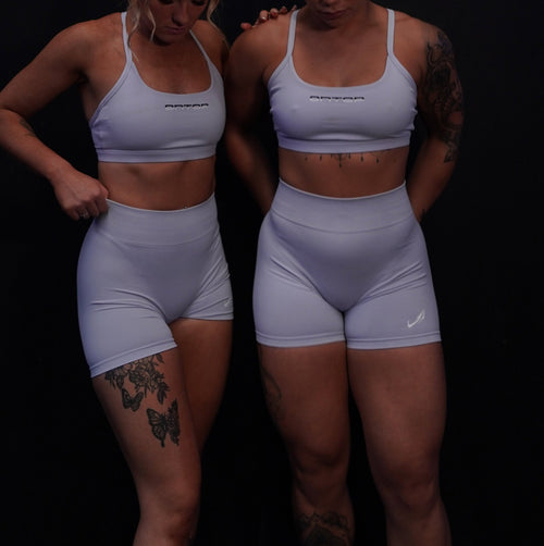 SEAMLESS SHORTS - BABY BLUE