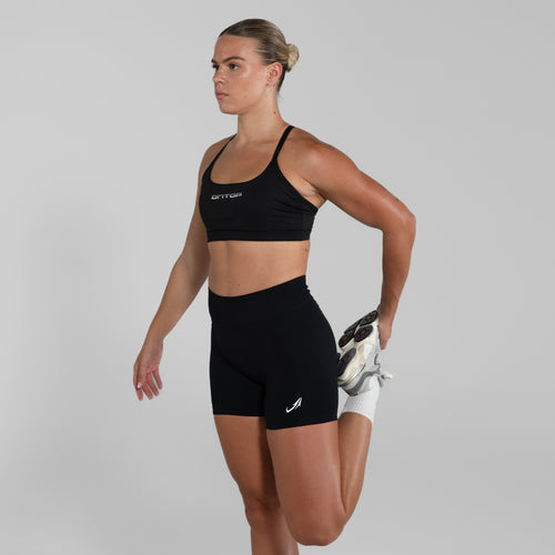 SEAMLESS SHORTS - BLACK