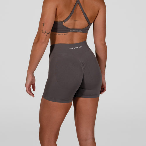 SEAMLESS SHORTS - GREY